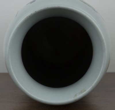 Lot 116 - Porcelain sleeve vase Chinese, 17th/18th...