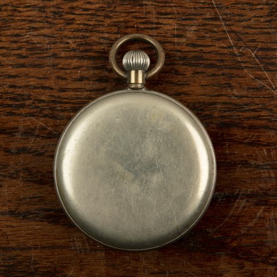 Lot 446 - Omega GSTP military pocketwatch in a steel...