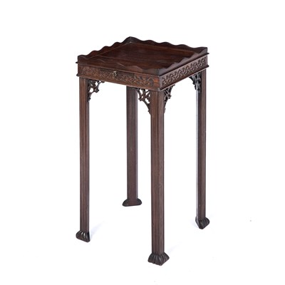 Lot 144 - A 19th century Chippendale style mahogany...