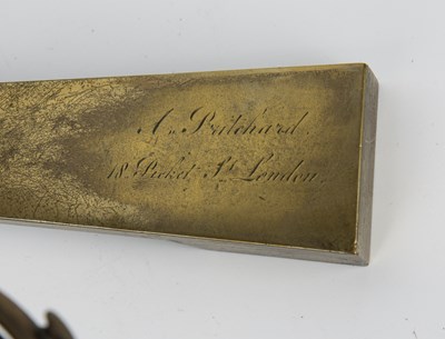 Lot 6 - An early 19th century brass compound...