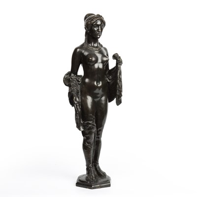 Lot 154 - A late 19th / early 20th century bronze female...