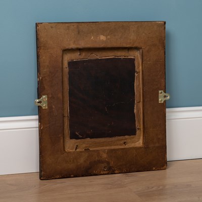 Lot 74 - An antique cushion moulded wall mirror