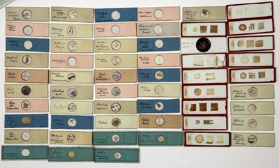Lot 30 - Microscope slides to include five photograph...