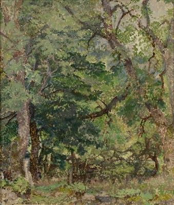 Lot 242 - Diana Maxwell Armfield (b.1920) Trees at Llwyn...