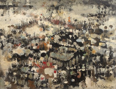 Lot 374 - Michael D'Aguilar (1924-2011) The Village,...