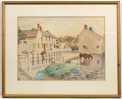 Lot 516 - C * Cripps A harbourside town with boys...