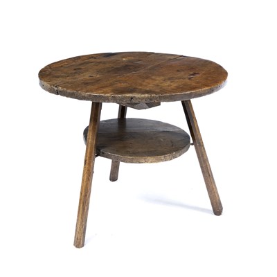 Lot 230 - An 18th century country made oak and elm...