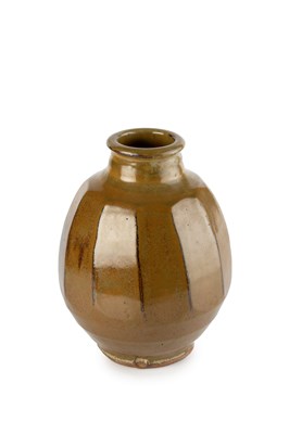 Lot 548 - Mike Dodd (b.1943) Vase stoneware, ochre glaze,...