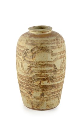 Lot 590 - Ian Auld (1926-2000) Large vase pale green...