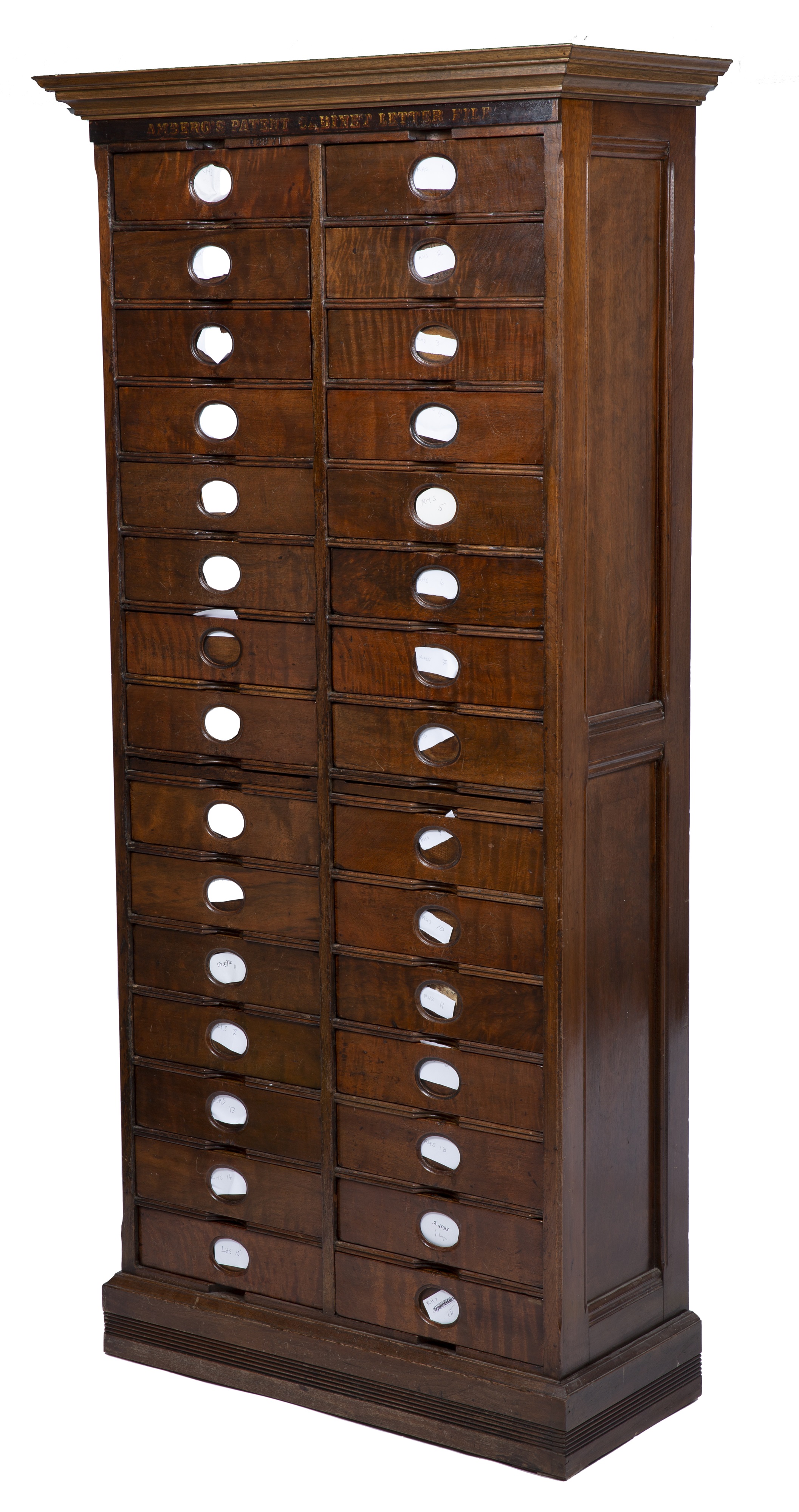 Lot 232 An Amberg's patent letter file with