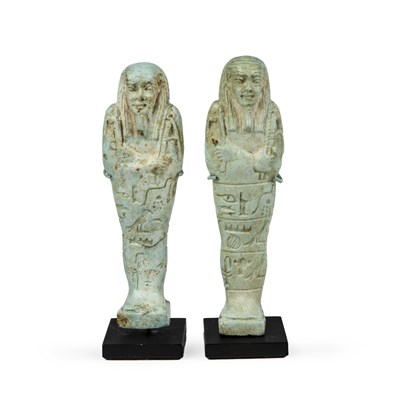 Lot 254 - A near pair of Egytian Shabtis for Ta - Menech...