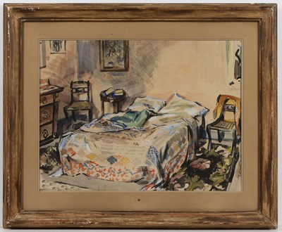 Lot 286 - Katharine Church (1910-1999) Patchwork Quilt,...