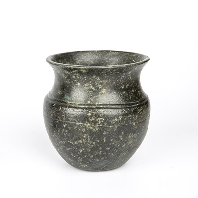 Lot 260 - An ancient Lustrian bronze mace head, 25cm; a...