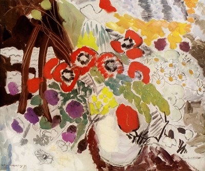 Lot 202 - Ivon Hitchens (1893-1979) Flower Painting...