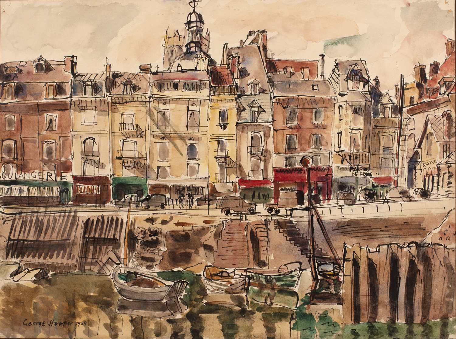 Lot 314 - George Hooper (1910-1994) The Old Harbour,...