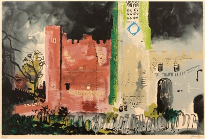 Lot 397 - John Piper (1903-1992) Buckden in a Storm...