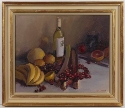 Lot 418 - Edward Noott (b.1963) Still Life with Wine...