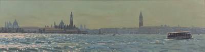 Lot 228 - Justin Tew (b.1969) Venice Panoramic signed...