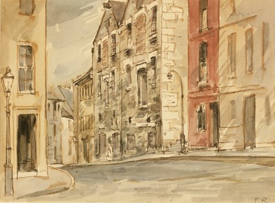 Lot 120 - Frank Runacres (1904-1974) 'City scape',...