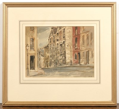 Lot 120 - Frank Runacres (1904-1974) 'City scape',...