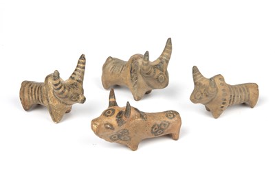 Lot 261 - A group of four Indus valley painted pottery...