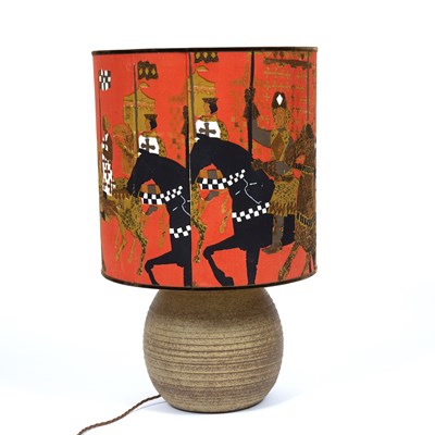 Lot 773 - Mid-Century School Table lamp with original...