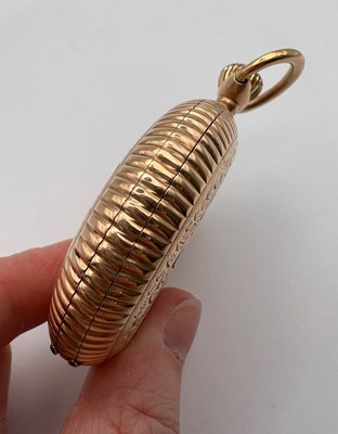 Lot 238 - A hunter pocket watch, the profusely decorated...