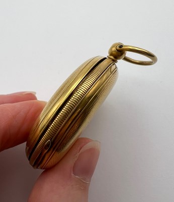 Lot 116 - An early Victorian 18ct gold hunter fob watch,...