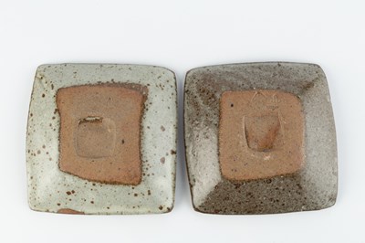 Lot 510 - Janet Leach (1918-1997) Two square dishes with...