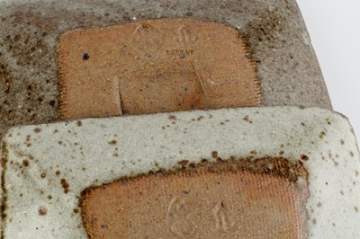 Lot 510 - Janet Leach (1918-1997) Two square dishes with...