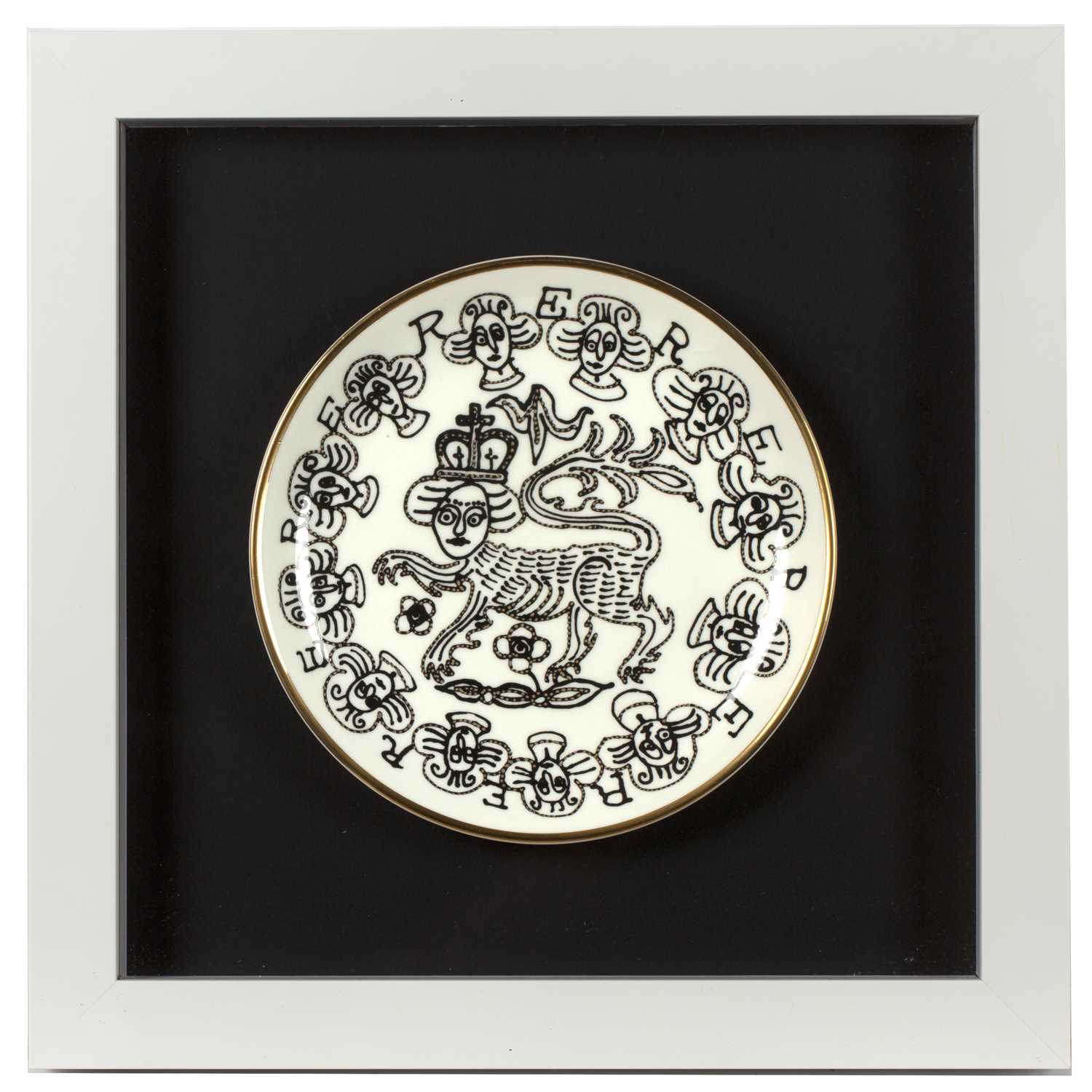 Lot 754 - Grayson Perry (b.1960) Lion Queen Plate...