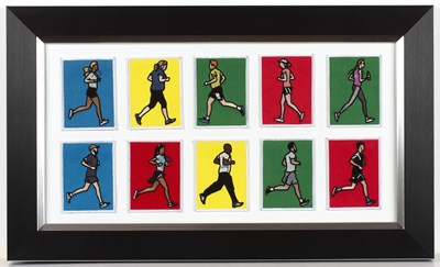 Lot 362 - Julian Opie (b.1958) London Joggers...