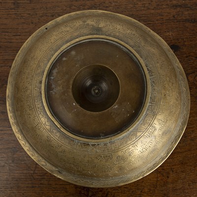 Lot 546 - Brass Talismanic Bowl Indo-Persian, 18th...