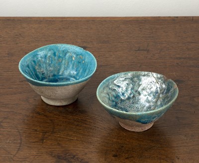 Lot 557 - Two small cups Kashan, Iran, 12th Century...