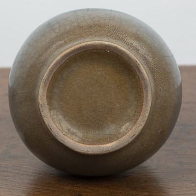 Lot 110 - Bronze form flambe vase Chinese, 19th Century...
