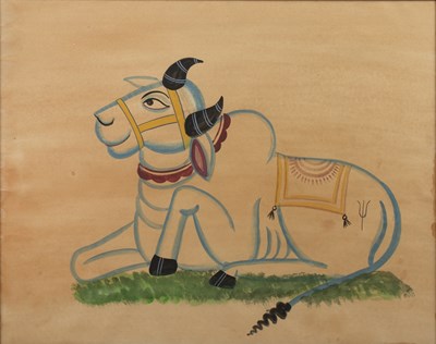 Lot 566 - Kalighat School (circa 1880-1920) watercolour...