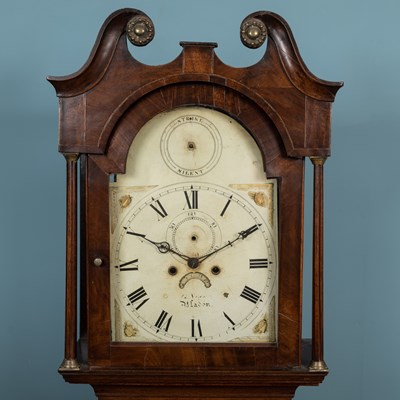 Lot 457 - A 19th century mahogany eight-day longcase clock