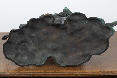 Lot 512 - Bronze model of a Samurai on horseback...