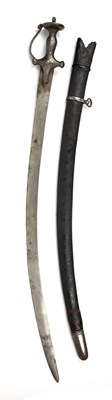 Lot 177 - A 19th century Indo-Persian sword the steel...
