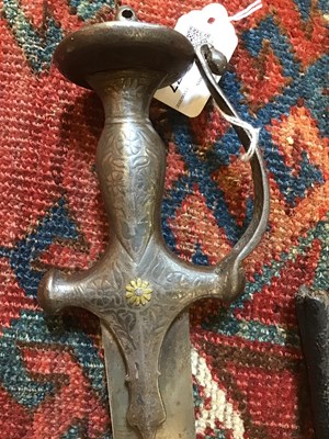 Lot 177 - A 19th century Indo-Persian sword the steel...