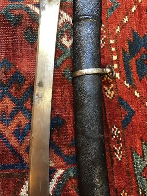 Lot 177 - A 19th century Indo-Persian sword the steel...