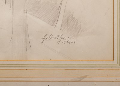 Lot 72 - Gilbert Spencer (British, b.1892-d.1979), tree sketch