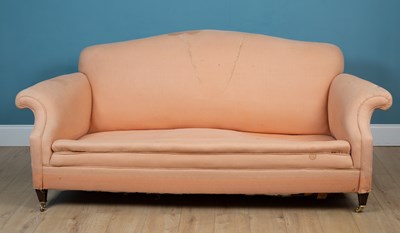 Lot 415 - A pair of upholstered setees
