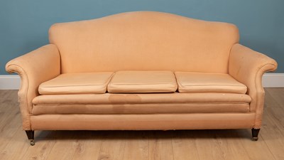 Lot 415 - A pair of upholstered setees