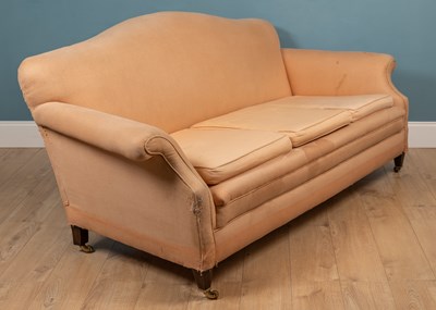 Lot 415 - A pair of upholstered setees