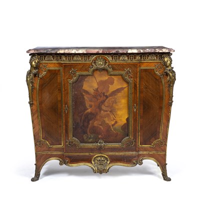 Lot 185 - A late 19th century French ormolu mounted...