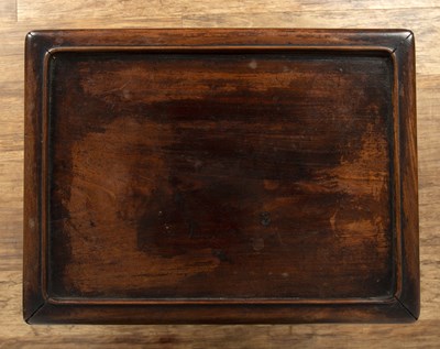 Lot 397 - Hardwood side table Chinese, late 19th Century...