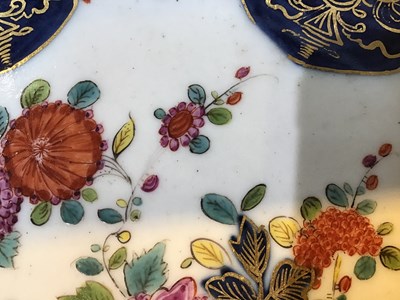 Lot 80 - An 18th century Meissen porcelain plate with a...