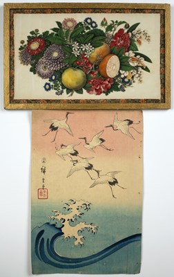 Lot 256 - Pith study of flowers and fruit Chinese, 19th...