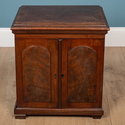 Lot 102 - An early Victorian mahogany cabinet